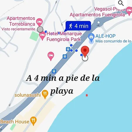 Daire Estudio Con Piscina Y Parking, Playa A 4 Min A Pie, Tren A 2 Min *